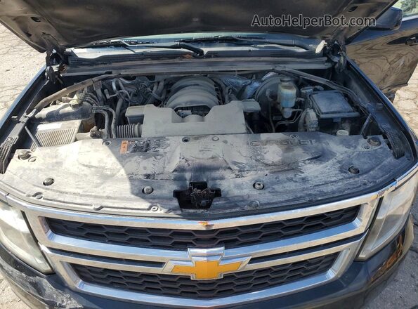 1GNSCGKC1HR306221 2017 CHEVROLET SUBURBAN Black Widok komory silnika
