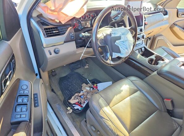 1GNSCHKC4JR103030 2018 CHEVROLET SUBURBAN Белый Вид панели приборов