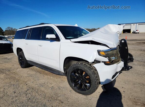 1GNSCHKC4JR103030 2018 CHEVROLET SUBURBAN Белый Передняя правая четверть