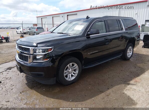 1GNSCHKC5JR362352 2018 CHEVROLET SUBURBAN Black Vista tres cuartos delantera izquierda