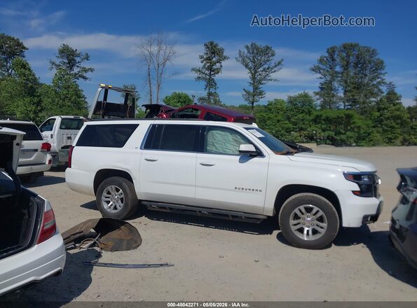 1GNSCHKCXKR356158 2019 CHEVROLET SUBURBAN Белый Вид задней части салона