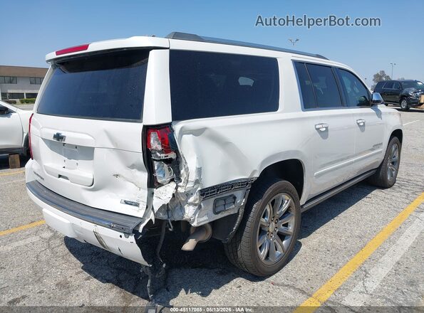 1GNSCJKC1JR110217 2018 CHEVROLET SUBURBAN White Tył prawy