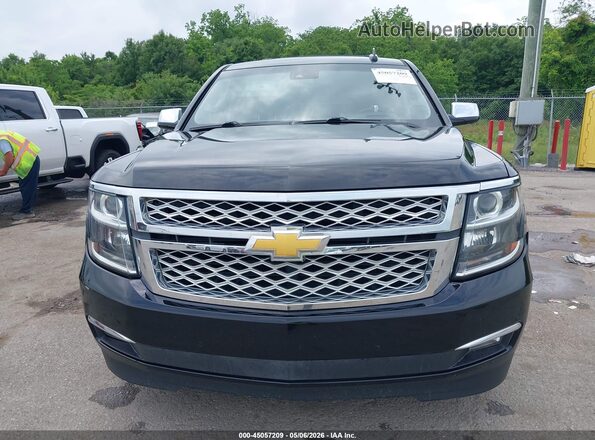 1GNSCJKC4JR290258 2018 CHEVROLET SUBURBAN Black Front view
