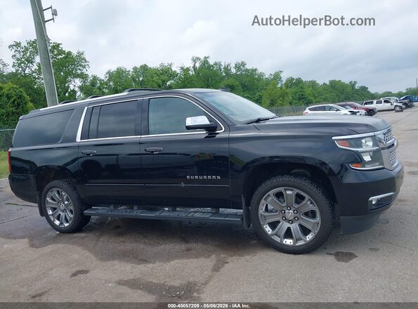 1GNSCJKC4JR290258 2018 CHEVROLET SUBURBAN Black Rear interior view