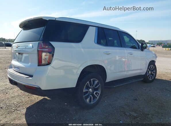 1GNSCMKD7PR456839 2023 CHEVROLET TAHOE Белый Задняя правая четверть