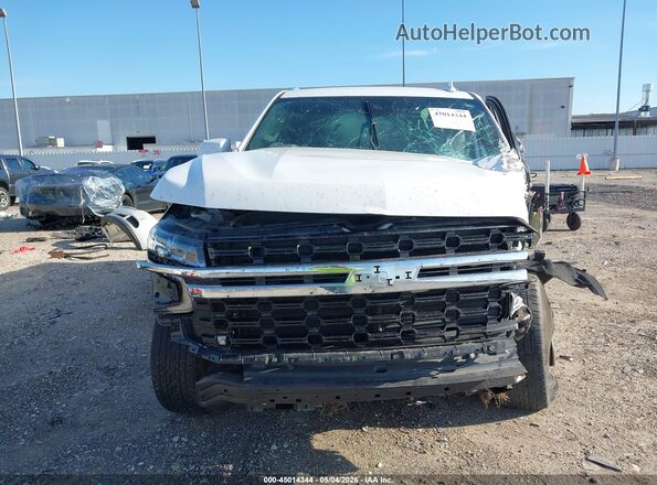 1GNSCMKD7PR456839 2023 CHEVROLET TAHOE Белый Вид щитка приборов