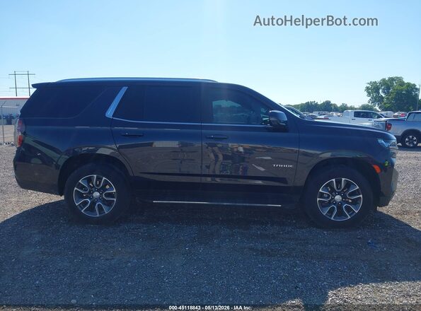 1GNSCNKD5PR489442 2023 CHEVROLET TAHOE Black Widok wnętrza z tyłu
