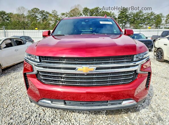 1GNSCNKDXMR148369 2021 CHEVROLET TAHOE Red 
