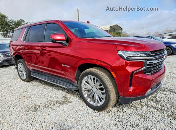 1GNSCNKDXMR148369 2021 CHEVROLET TAHOE Red 