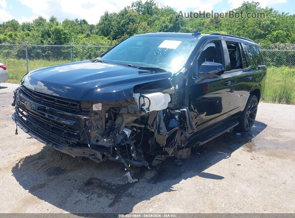 1GNSCRKD0PR206937 2023 CHEVROLET TAHOE Черный Передняя левая четверть