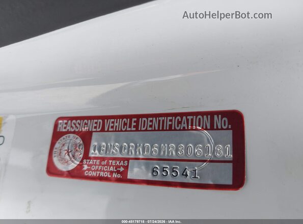 1GNSCRKD6MR306181 2021 CHEVROLET TAHOE White ძრავის განყოფილების ხედი
