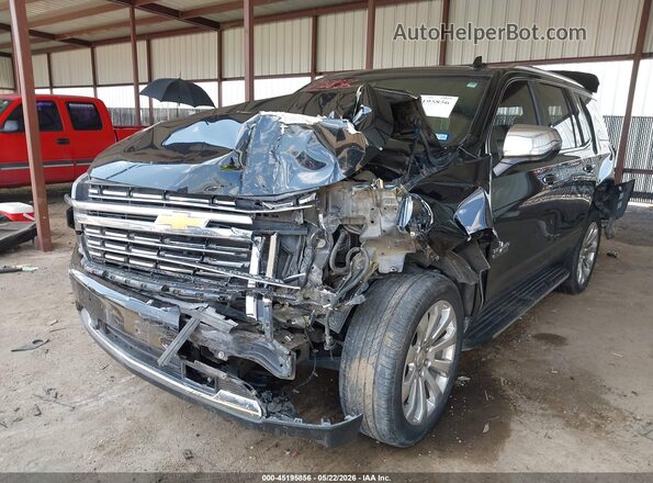 1GNSCSKD2MR467599 2021 CHEVROLET TAHOE Black Передня ліва чверть