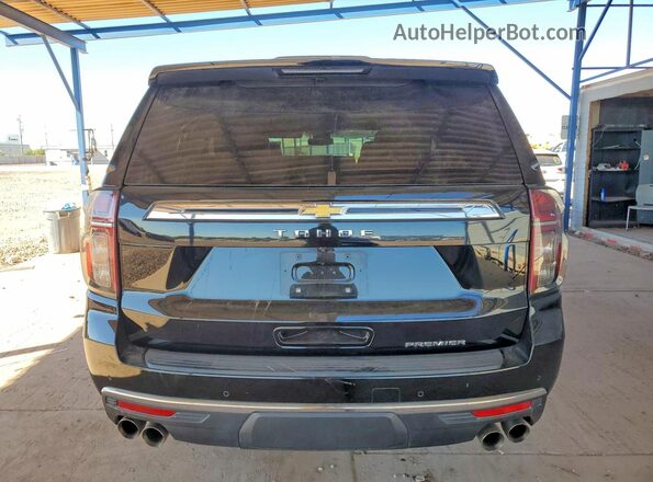1GNSCSKD7PR264910 2023 CHEVROLET TAHOE Черный Вид сзади