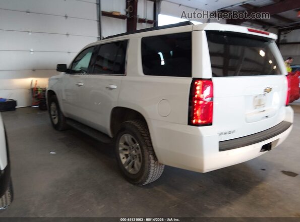 1GNSKAEC3HR304420 2017 CHEVROLET TAHOE White უკანა მარცხენა