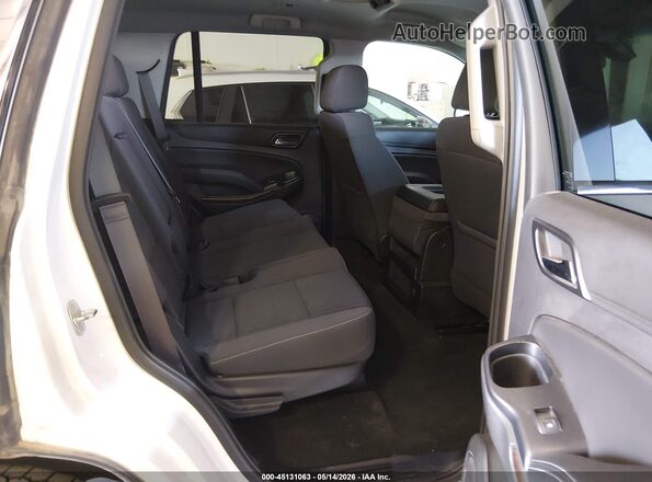1GNSKAEC3HR304420 2017 CHEVROLET TAHOE White VIN კოდის სტიკერის ხედი