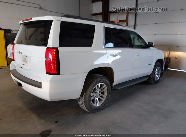 1GNSKAEC3HR304420 2017 CHEVROLET TAHOE White უკანა მარჯვენა