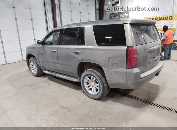 1GNSKAEC4JR140021 2018 CHEVROLET TAHOE Gray უკანა მარცხენა