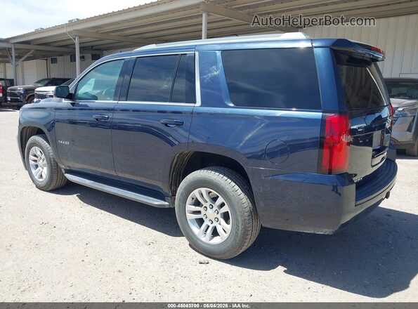 1GNSKAEC5JR325761 2018 CHEVROLET TAHOE Dark Blue Trasero izquierdo