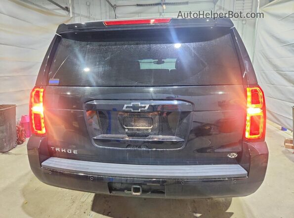 1GNSKAEC6LR122798 2020 CHEVROLET TAHOE Black უკანა ხედი