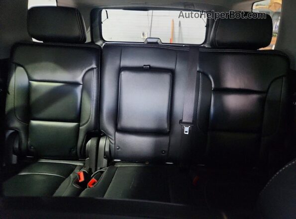 1GNSKAEC6LR122798 2020 CHEVROLET TAHOE Black უკანა სავარძლების ხედი