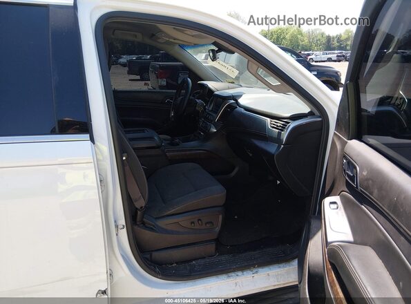 1GNSKAKC7GR468188 2016 CHEVROLET TAHOE White Widok wnętrza z przodu