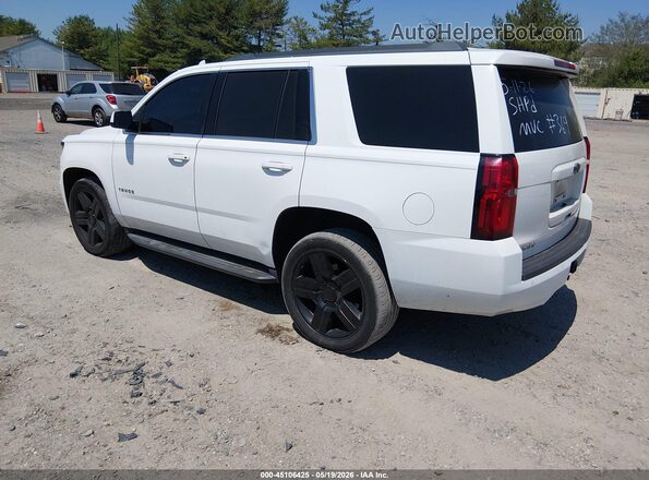 1GNSKAKC7GR468188 2016 CHEVROLET TAHOE White Tył lewy