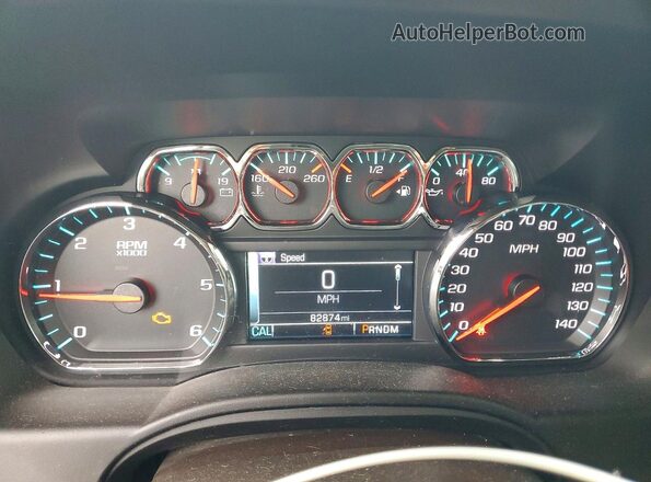 1GNSKBKC0GR297239 2016 CHEVROLET TAHOE Tan Widok zestawu wskaźników