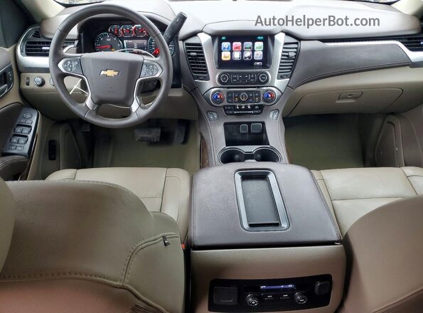 1GNSKBKC0GR297239 2016 CHEVROLET TAHOE Tan Widok deski rozdzielczej