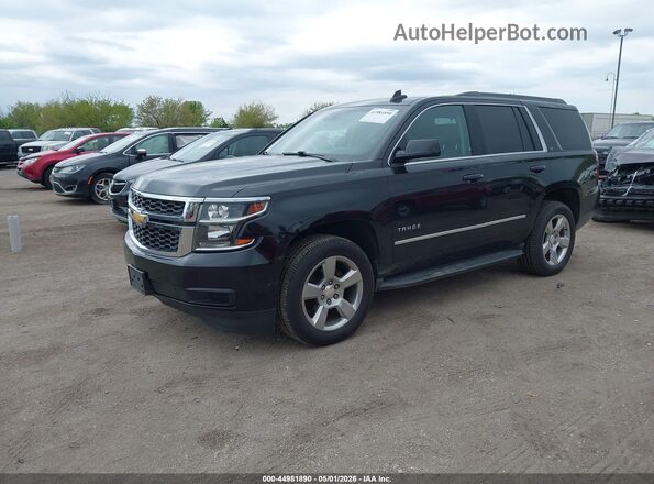 1GNSKBKC0HR315014 2017 CHEVROLET TAHOE Black Передня ліва чверть