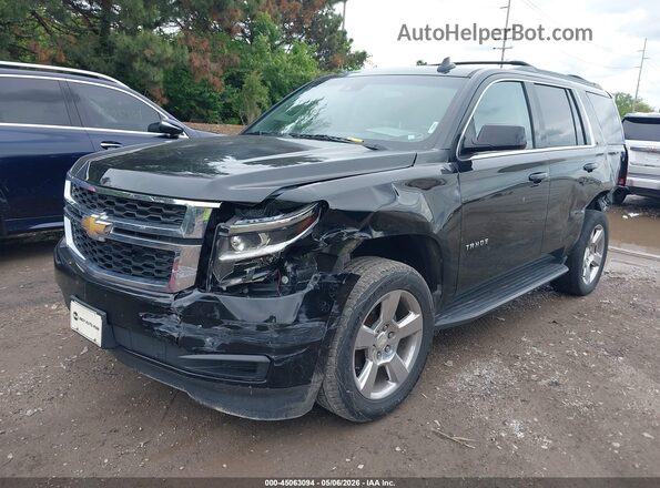 1GNSKBKC0HR387430 2017 CHEVROLET TAHOE Black Front left