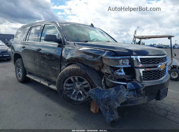 1GNSKBKC0JR146943 2018 CHEVROLET TAHOE Black Widok z przodu