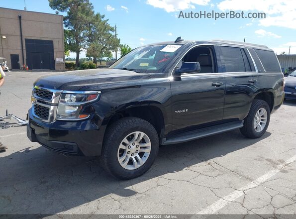 1GNSKBKC0JR146943 2018 CHEVROLET TAHOE Black Przód lewy
