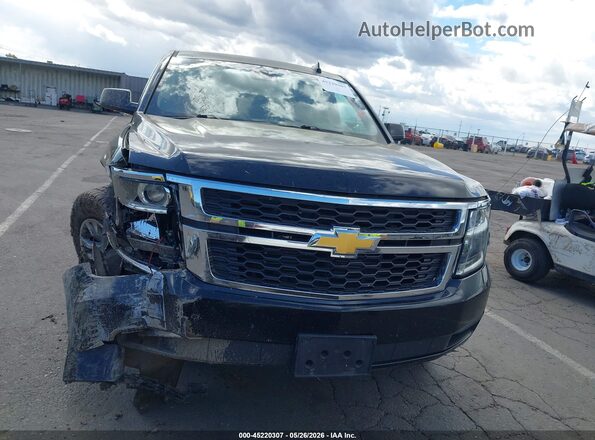1GNSKBKC0JR146943 2018 CHEVROLET TAHOE Black Widok zestawu wskaźników
