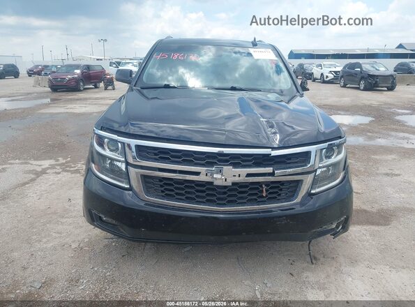 1GNSKBKC0JR338721 2018 CHEVROLET TAHOE Black ხელსაწყოთა პანელის ხედი