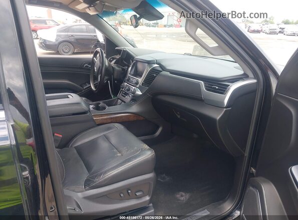 1GNSKBKC0JR338721 2018 CHEVROLET TAHOE Black წინა სალონის ხედი
