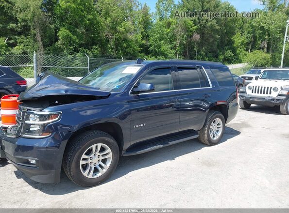 1GNSKBKC0LR173367 2020 CHEVROLET TAHOE Черный Передняя левая четверть