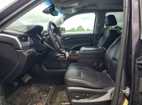 1GNSKBKC1JR220693 2018 CHEVROLET TAHOE Black წინა სალონის ხედი