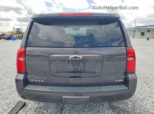 1GNSKBKC1JR220693 2018 CHEVROLET TAHOE Black უკანა ხედი
