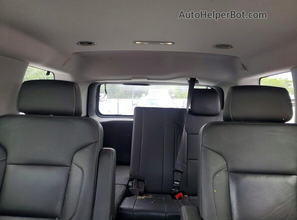 1GNSKBKC1JR220693 2018 CHEVROLET TAHOE Black უკანა სავარძლების ხედი