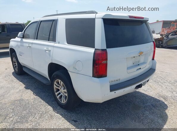 1GNSKBKC2KR230845 2019 CHEVROLET TAHOE Белый Задняя левая четверть