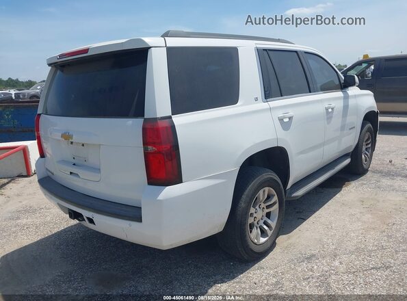 1GNSKBKC2KR230845 2019 CHEVROLET TAHOE Белый Задняя правая четверть