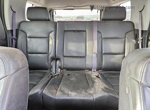 1GNSKBKC3GR275896 2016 CHEVROLET TAHOE Black Widok tylnych siedzeń