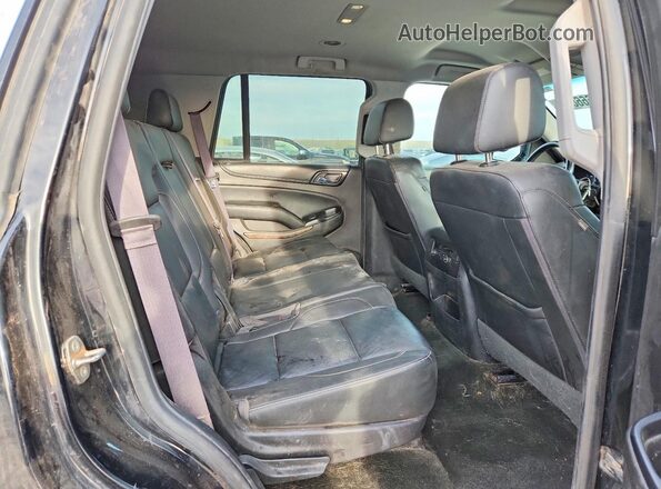1GNSKBKC3GR275896 2016 CHEVROLET TAHOE Black Widok wnętrza z tyłu