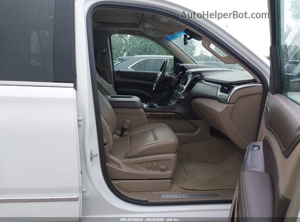 1GNSKBKC3GR475502 2016 CHEVROLET TAHOE Белый Вид салона спереди