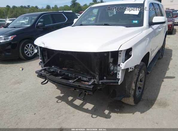 1GNSKBKC4HR183455 2017 CHEVROLET TAHOE Белый Вид спереди