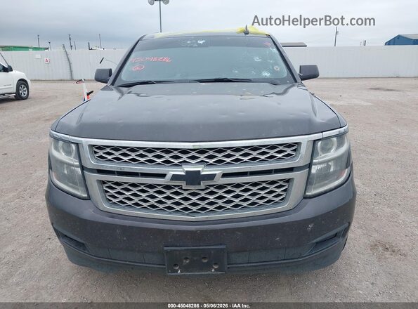 1GNSKBKC4JR372726 2018 CHEVROLET TAHOE Gray Front view