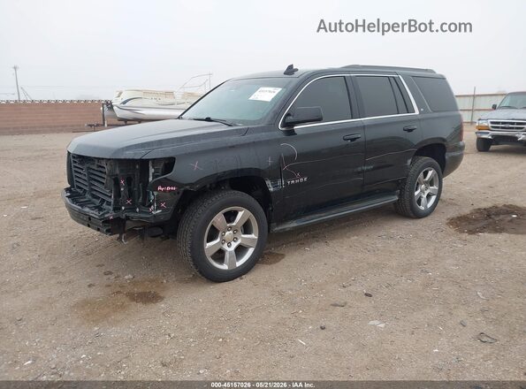 1GNSKBKC5HR159147 2017 CHEVROLET TAHOE Black Передня ліва чверть