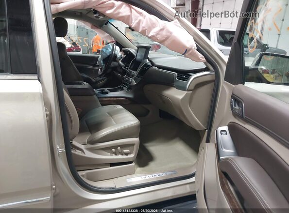 1GNSKBKC7GR320287 2016 CHEVROLET TAHOE Gold Widok wnętrza z przodu