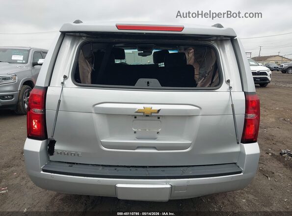 1GNSKBKC8GR124164 2016 CHEVROLET TAHOE Silver 