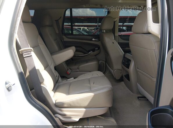 1GNSKBKC8JR186459 2018 CHEVROLET TAHOE Белый Вид наклейки с VIN-кодом